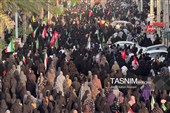 تشییع باشکوه شهدای چاه‌تنگو قشم؛ خانواده جعفری بدرقه شدند
