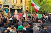 تشییع باشکوه شهدای چاه‌تنگو قشم؛ خانواده جعفری بدرقه شدند