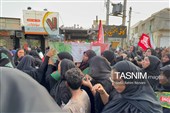 تشییع باشکوه شهدای چاه‌تنگو قشم؛ خانواده جعفری بدرقه شدند