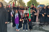 تشییع باشکوه شهدای چاه‌تنگو قشم؛ خانواده جعفری بدرقه شدند