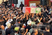 تشییع باشکوه شهدای چاه‌تنگو قشم؛ خانواده جعفری بدرقه شدند
