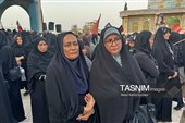 تشییع باشکوه شهدای چاه‌تنگو قشم؛ خانواده جعفری بدرقه شدند