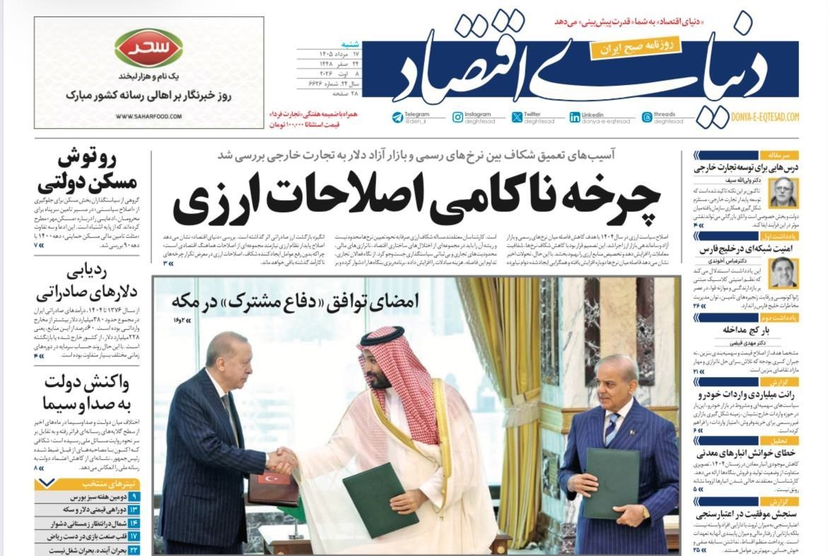 روزنامه وطن امروز , روزنامه کیهان , روزنامه خراسان , روزنامه جوان , روزنامه همشهری , روزنامه فرهیختگان , 