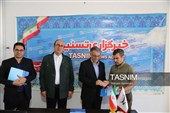 حضور صدیف بدری در دفتر تسنیم اردبیل به مناسبت روز خبرنگار