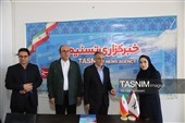 حضور صدیف بدری در دفتر تسنیم اردبیل به مناسبت روز خبرنگار