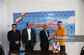 حضور صدیف بدری در دفتر تسنیم اردبیل به مناسبت روز خبرنگار
