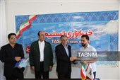 حضور صدیف بدری در دفتر تسنیم اردبیل به مناسبت روز خبرنگار