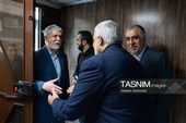 مجید قلی زاده مدیرعامل خبرگزاری تسنیم و سیدعباس صالحی، وزیر فرهنگ و ارشاد اسلامی 