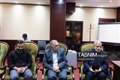 مجید قلی زاده مدیرعامل خبرگزاری تسنیم و کیان عبدالهی معاون خبر خبرگزاری تسنیم 