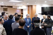 بازدید سیدعباس صالحی، وزیر فرهنگ و ارشاد اسلامی از تحریریه خبرگزاری تسنیم 