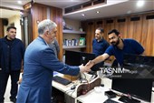 بازدید سیدعباس صالحی، وزیر فرهنگ و ارشاد اسلامی از تحریریه خبرگزاری تسنیم 