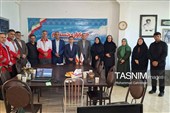 مدیرعامل جمعیت هلال احمرو مدیر کل بهزیستی مهمان تسنیم شدند