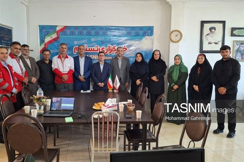 مدیرعامل جمعیت هلال احمرو مدیر کل بهزیستی مهمان تسنیم شدند