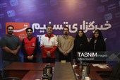 مدیرعامل جمعیت هلال‌احمر استان یزد به مناسبت روز خبرنگار با حضور در دفتر خبرگزاری تسنیم در استان، با