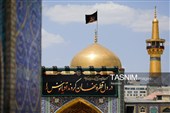 کتیبه آرایی اماکن متبرکه رضوی در دهه پایانی ماه صفر