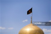 کتیبه آرایی اماکن متبرکه رضوی در دهه پایانی ماه صفر