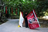 پیاده‌روی نمادین اربعینی کودکان به نیابت از رهبر شهید