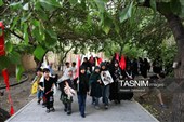 پیاده‌روی نمادین اربعینی کودکان به نیابت از رهبر شهید