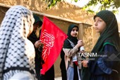 پیاده‌روی نمادین اربعینی کودکان به نیابت از رهبر شهید