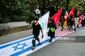 پیاده‌روی نمادین اربعینی کودکان به نیابت از رهبر شهید