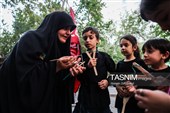 پیاده‌روی نمادین اربعینی کودکان به نیابت از رهبر شهید