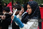 پیاده‌روی نمادین اربعینی کودکان به نیابت از رهبر شهید