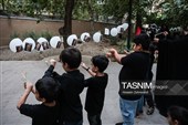 پیاده‌روی نمادین اربعینی کودکان به نیابت از رهبر شهید