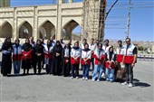 45 جوان داوطلب هلال‌احمر خادم زائران امام رضا(ع) شدند