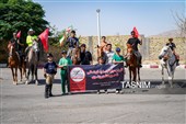 حرکت کاروان اسب‌سواران خراسان‌شمالی به سوی حرم رضوی