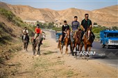 حرکت کاروان اسب‌سواران خراسان‌شمالی به سوی حرم رضوی