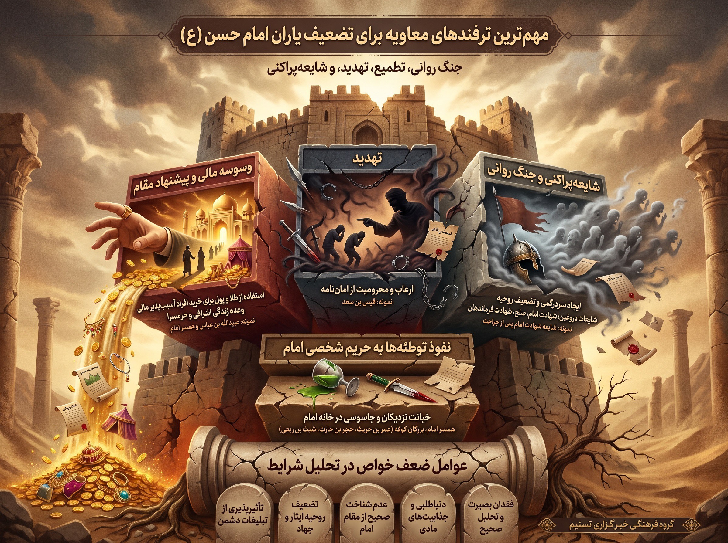 امام حسن (ع) , شهید , اهل بیت , جنگ , جنگ نرم ,