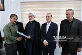 نشست رئیس کل دادگستری اردبیل با خبرنگاران به روایت تصویر