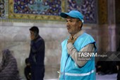 حال و هوای حرم مطهر رضوی در شب رحلت پیامبر اکرم(ص) و شهادت امام حسن مجتبی(ع)
