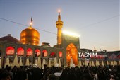 حال و هوای حرم مطهر رضوی در شب رحلت پیامبر اکرم(ص) و شهادت امام حسن مجتبی(ع)