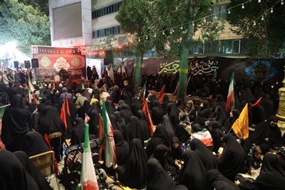 رودهن در سوگ امام شهید؛ اجتماع شبانه مردم و برپایی موکب «رقیه جان(س)»