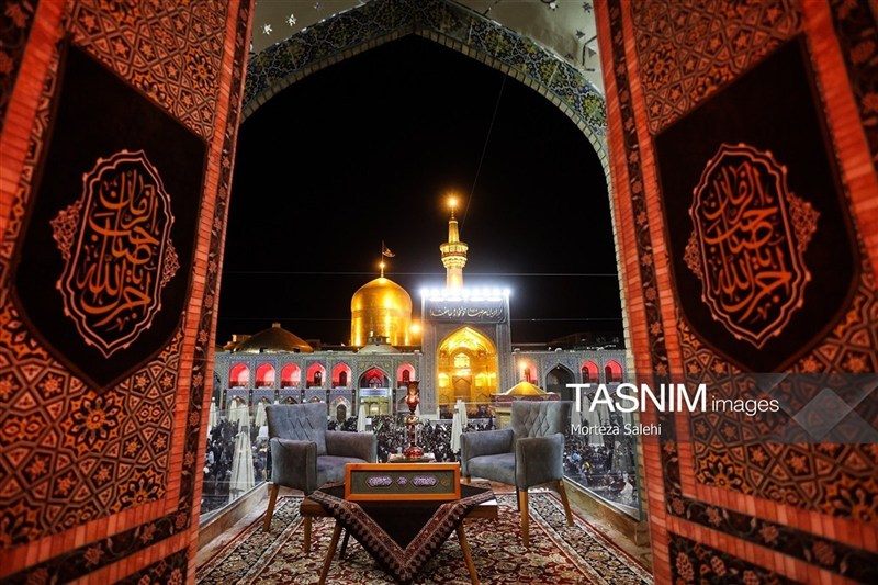 أجواء الحرم الرضوی المطهر فی لیلة ذکرى رحیل الرسول الأکرم (ص) واستشهاد الإمام الحسن المجتبى (ع)