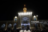 أجواء الحرم الرضوی المطهر فی لیلة ذکرى رحیل الرسول الأکرم (ص) واستشهاد الإمام الحسن المجتبى (ع)