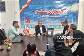 احدبیوته دبیر کمیسیون فرهنگی مجلس در دفتر تسنیم اردبیل به روایت تصویر