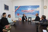 احدبیوته دبیر کمیسیون فرهنگی مجلس در دفتر تسنیم اردبیل به روایت تصویر
