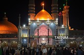 حال و هوای حرم حضرت معصومه(س) در شب 28 صفر