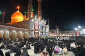 حال و هوای حرم حضرت معصومه(س) در شب 28 صفر