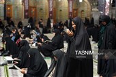 حال و هوای حرم حضرت معصومه(س) در شب 28 صفر