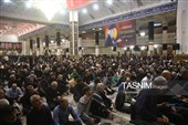 عزاداری زائران حرم بانوی کرامت در سوگ پیامبر اکرم(ص)