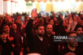 عزاداری زائران حرم بانوی کرامت در سوگ پیامبر اکرم(ص)