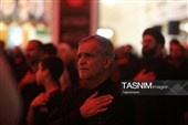 عزاداری زائران حرم بانوی کرامت در سوگ پیامبر اکرم(ص)
