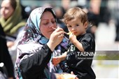 حال وهوای خدمتگزاران ایران امام رضا(ع) در عرصه میدان شهدای مشهد