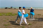 پاکسازی ساحل کلاچای در روز دریای خزر