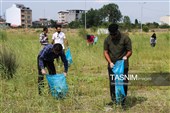 پاکسازی ساحل کلاچای در روز دریای خزر