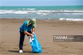 پاکسازی ساحل کلاچای در روز دریای خزر