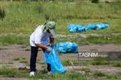پاکسازی ساحل کلاچای در روز دریای خزر